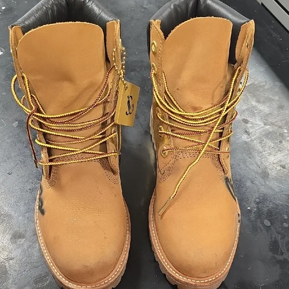 Timberland | Shoes | Timberland Tan Hightop Boots Rugged 